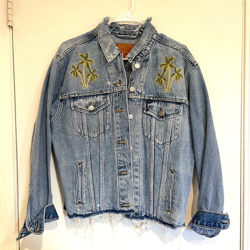 Levi’s Ripped Denim Jacket